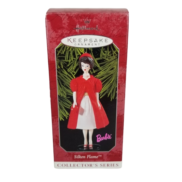 Hallmark Silken Flame Barbie Ornament NIB - Picture 1 of 6